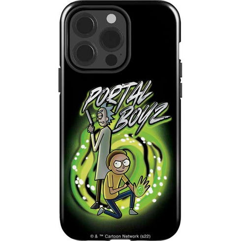 Adult Swim Rick and Morty Portal Boyz iPhone 15 Pro Impact Case